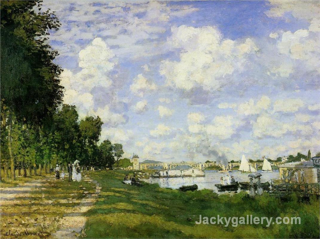 The Basin at Argenteuil by Claude Monet paintings reproduction